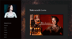 Desktop Screenshot of mademoiselle-louise.com