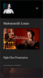 Mobile Screenshot of mademoiselle-louise.com