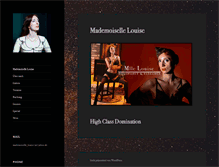 Tablet Screenshot of mademoiselle-louise.com